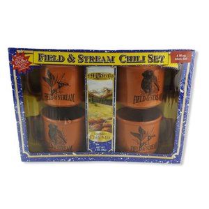NEW Field & Stream Stoneware Chili Mug Set